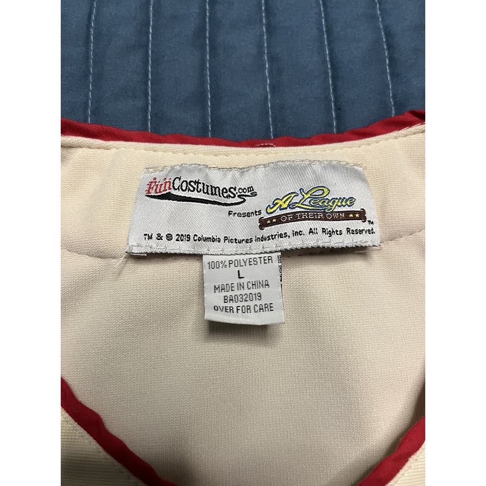 Fun Costumes A League of Their Own Rockford Peaches Jersey Large Paramount 2020 - Picture 3 of 7